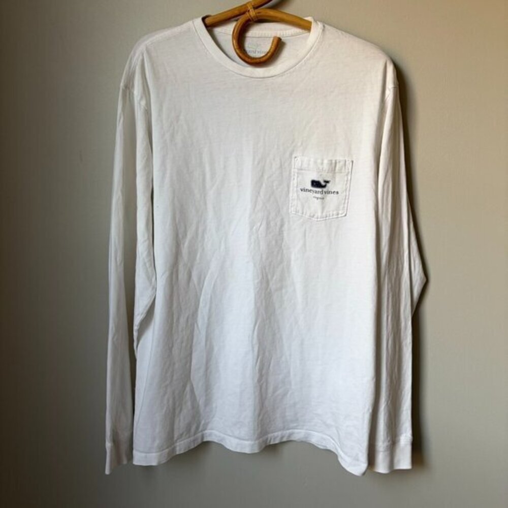 Vineyard Vines Virginia White Long Sleeve Shirt Medium